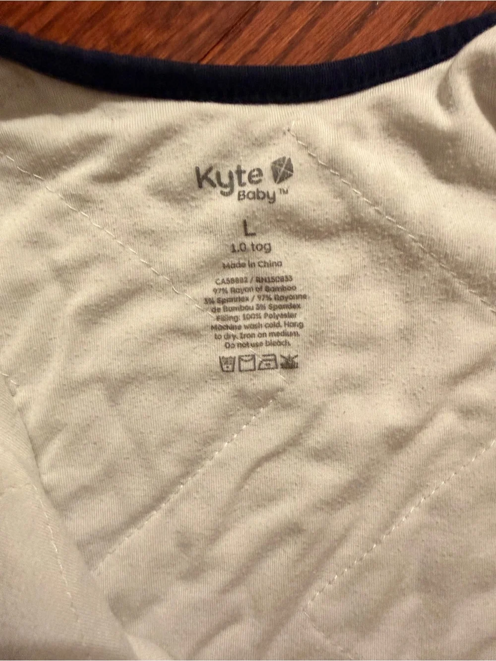 Kyte Baby Sleep Bag Large 1.0 TOG Bamboo Navy Sleep Sack
